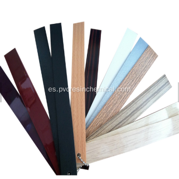 Bandas de borde laminadas de PVC de color personalizadas